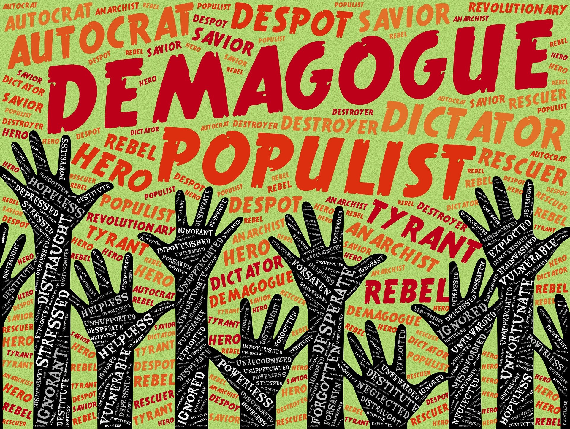 Demagogie, Populismus, Diktator